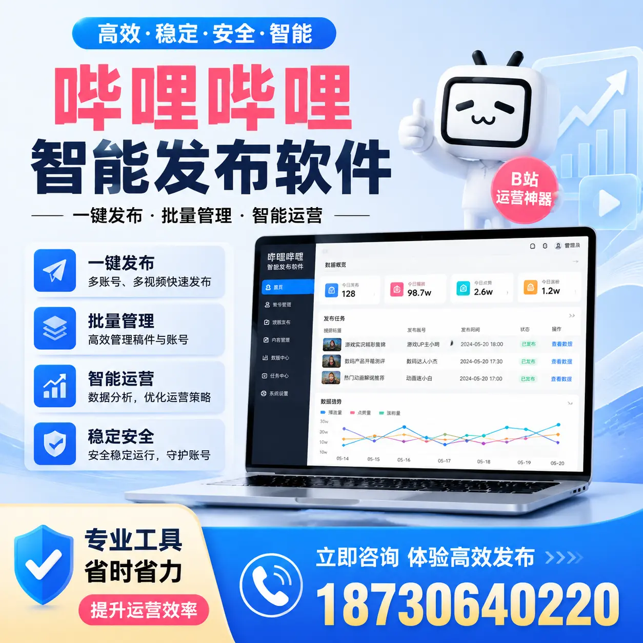 解密哔哩哔哩智能发布软件：功能与优势分析在 南京